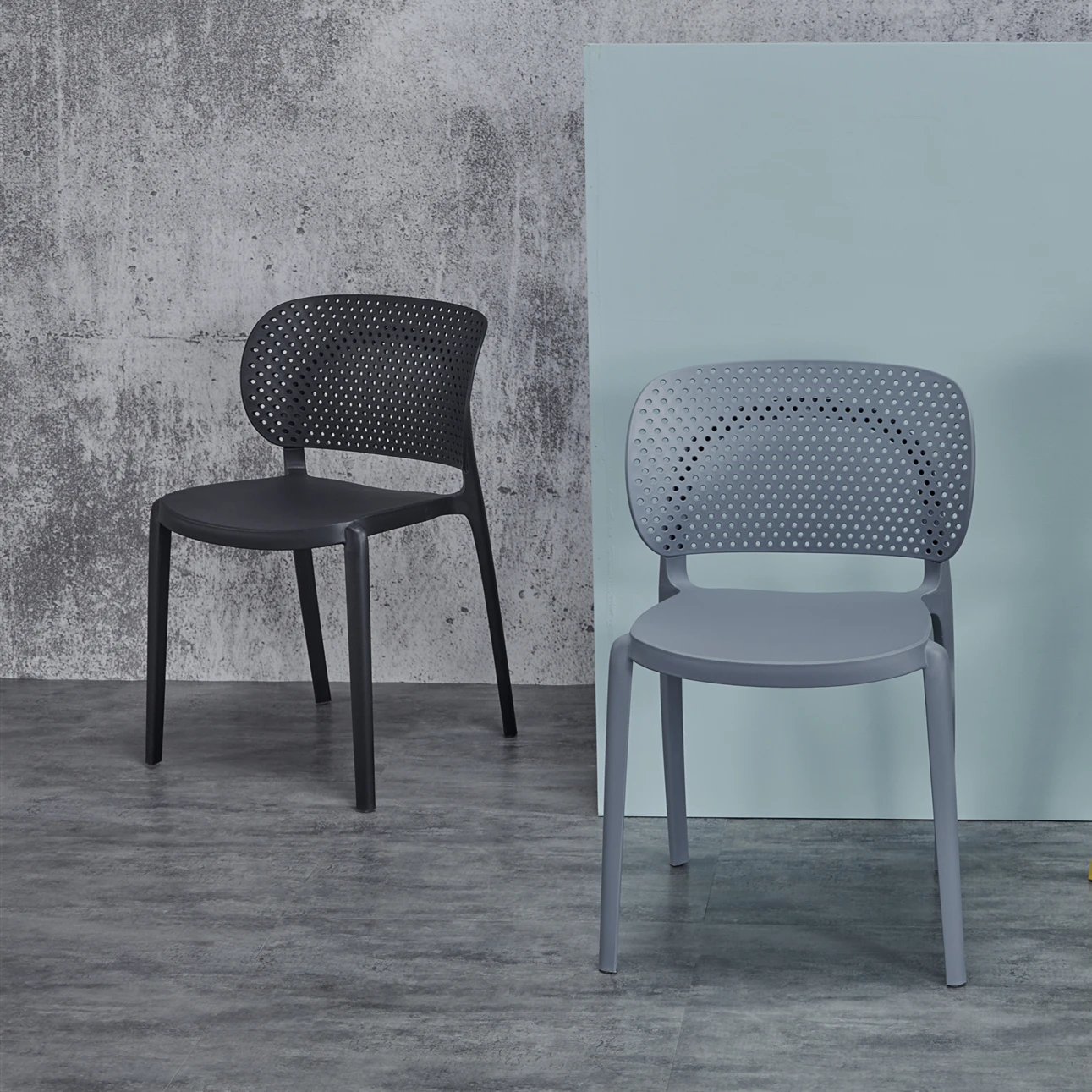 Пластиковые стулья Дешевые Высокое качество Красочные Красота столовая PP современная домашняя мебель современные экологически чистые современный дизайн 4