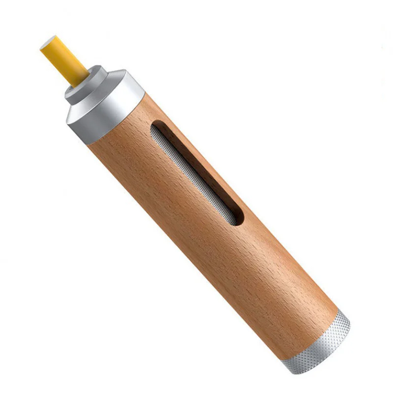 New Luxury custom logo big Ashtray Portable Smokeless Wooden Car Cigarette Handheld Ashtray with Gift Box