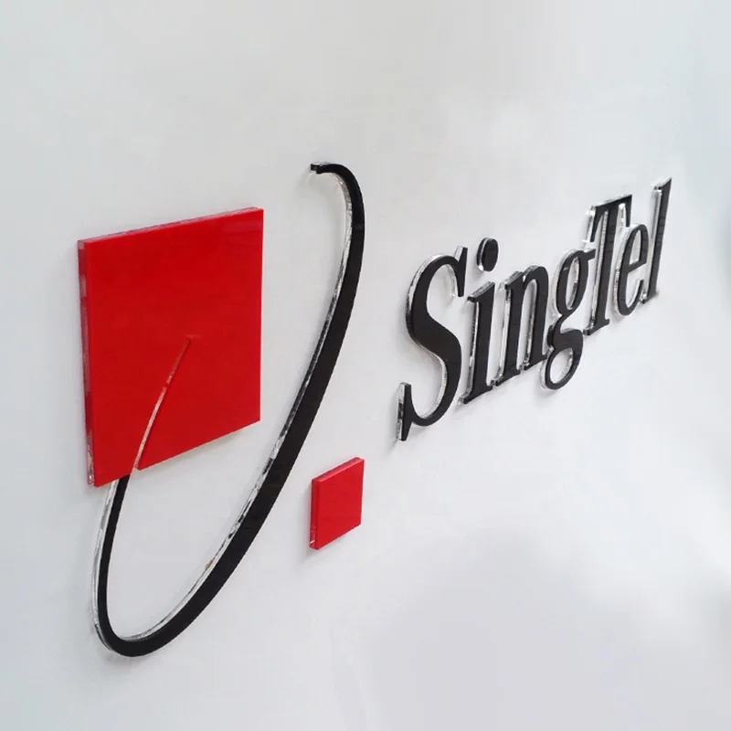 Kexian Custom Laser Cut Non Illuminated 3d Crystal Acrylic Letters Interior Company Name Wall Sign For Business