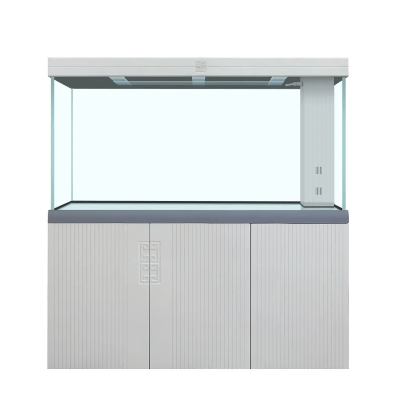 Элегантный стеклянный аквариум серии VED из ореха/палисандра/белого зерна