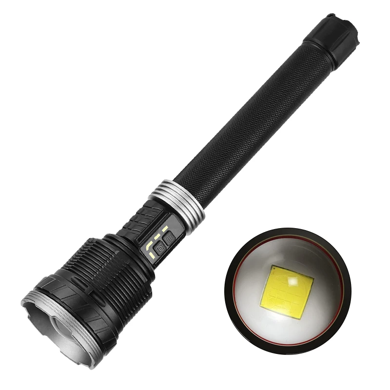 36-Core Powerful Led Flashlight  Light type c Rechargeable XHP360/150/ COB Torch Super Bright IP68 Waterproof Camping Fishing