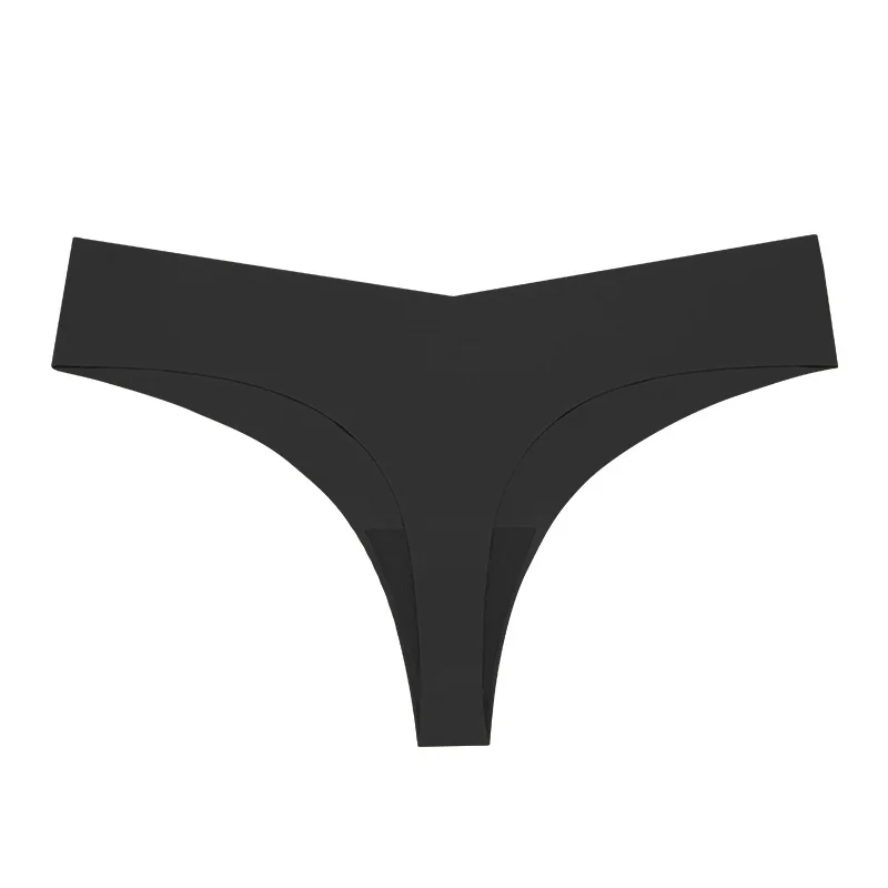 America Europe Size 77% Polyamide 23% Elastane Women Thongs Panties Seamless Soft Ice Silk Underwear