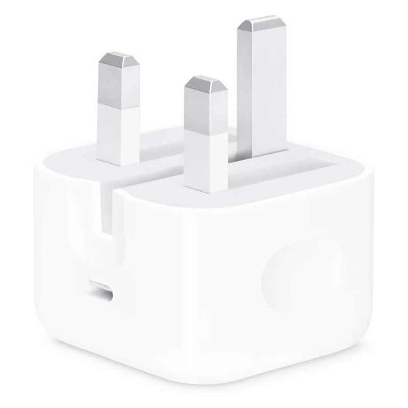 Original 1:1  UK Plug 20W Charger for Apple iPhone 12 Pro Max PD Fast Charging USB C Power Adapter 5V/3A 9V/2.22A