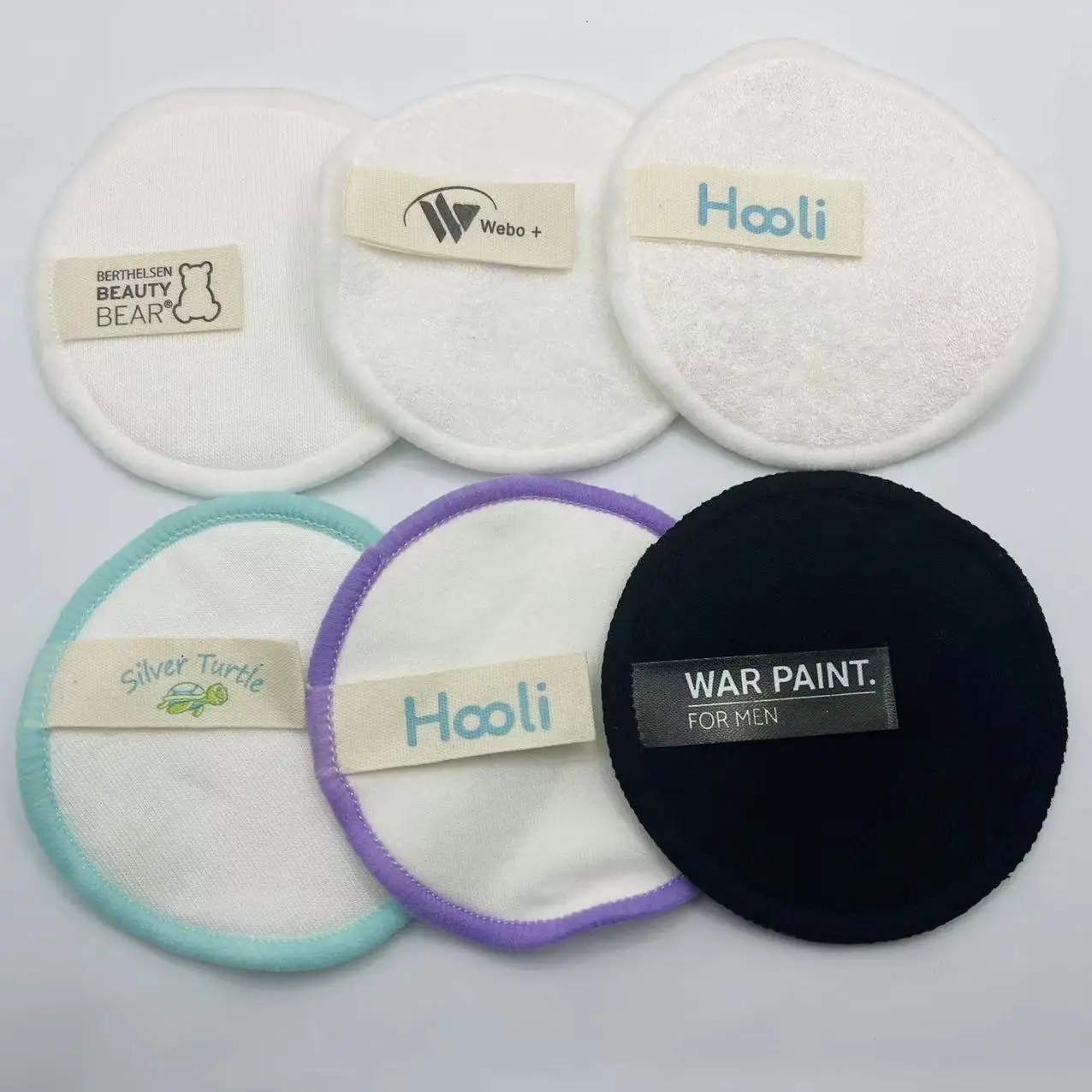 Reusable bamboo cotton makeup remover pads allow for customizable hot selling products