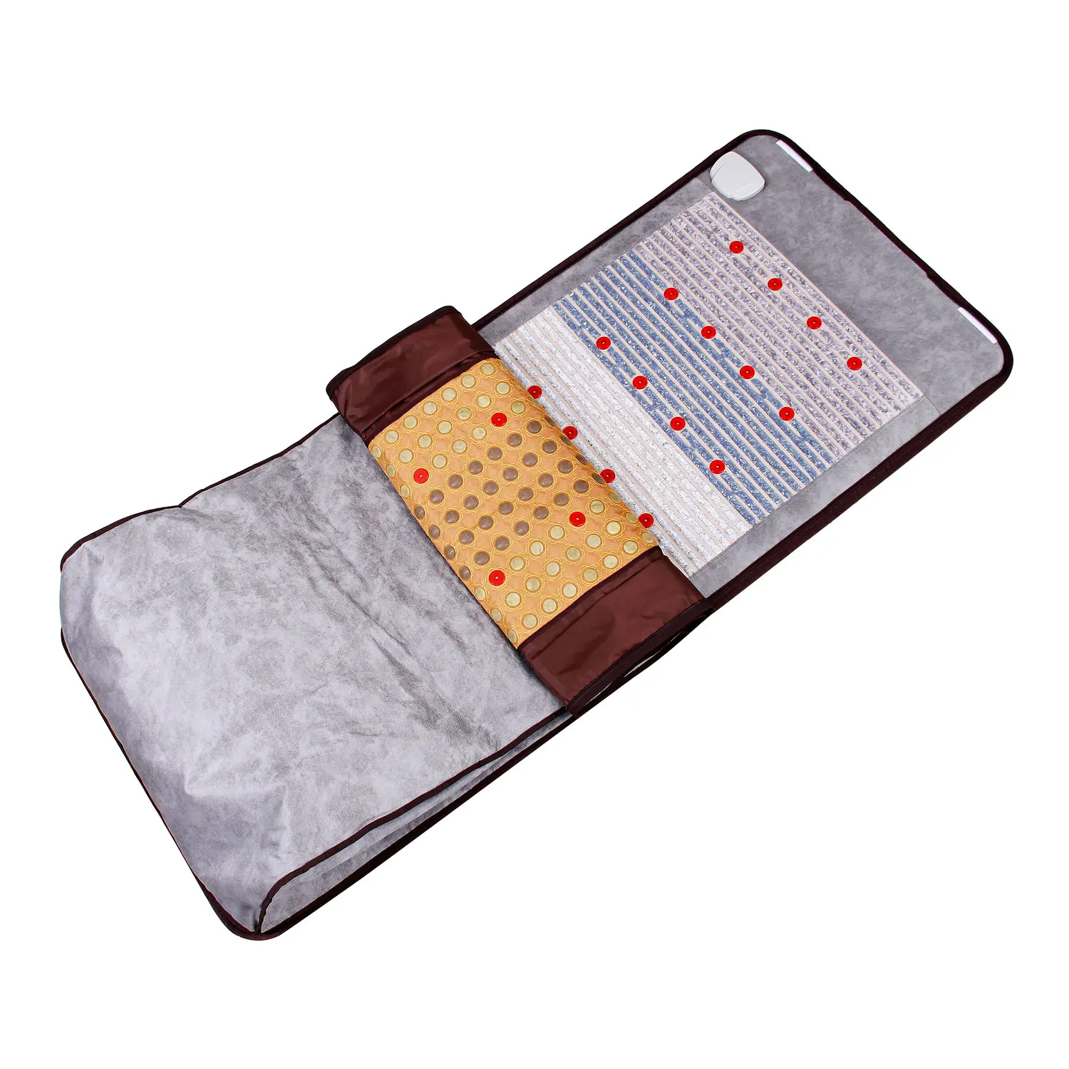 Fanocare R2500-08 Plus Size 80*190cm Sauna Full Body Massage Biophoton Light PEMF Natural Crystal Stone Heating Mat