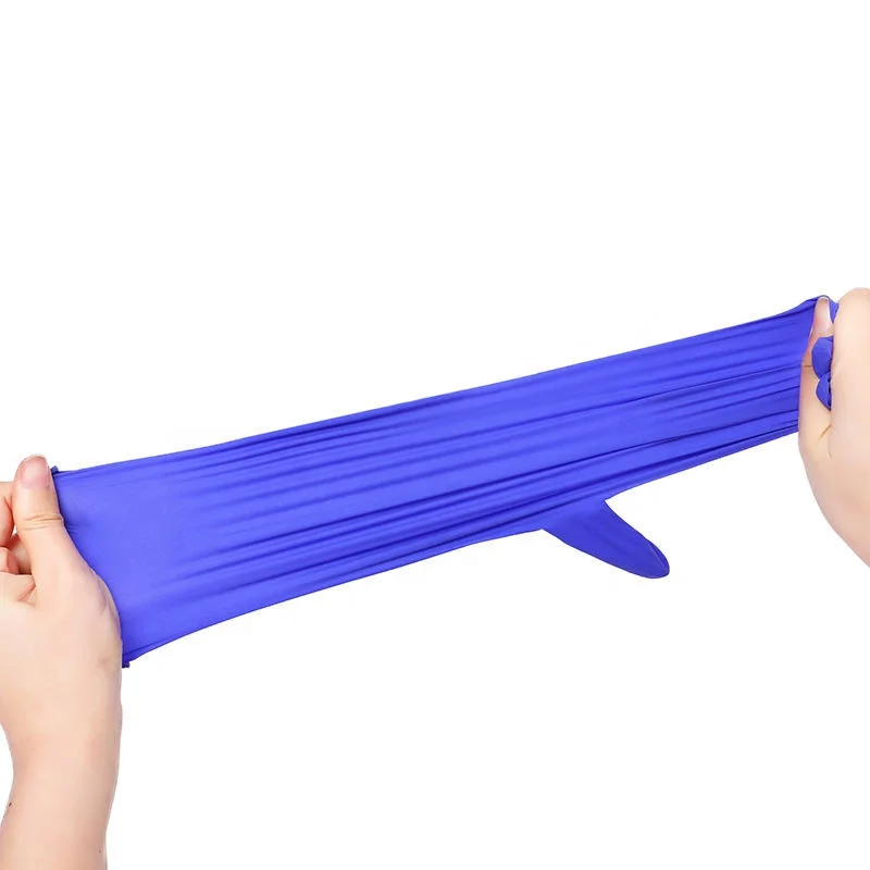 Best-selling manufacturer of tattoo beauty makeup powder free purple nitrile gloves