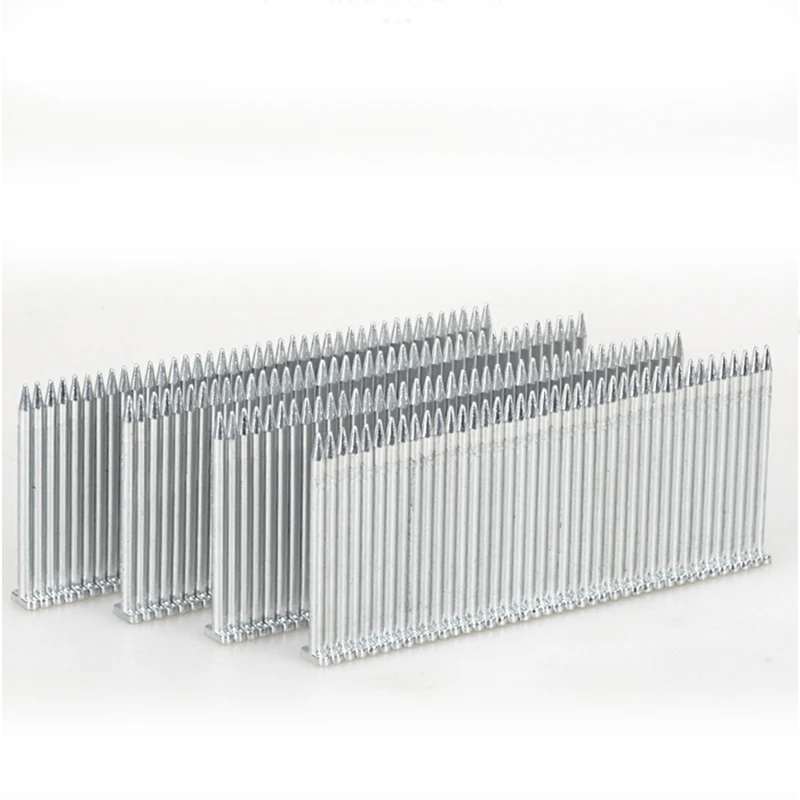 Manufacturer direct construction of high carbon steel pneumatic steel row nails (ST18, ST25, ST32, ST38, ST45, ST50, ST57, ST64)