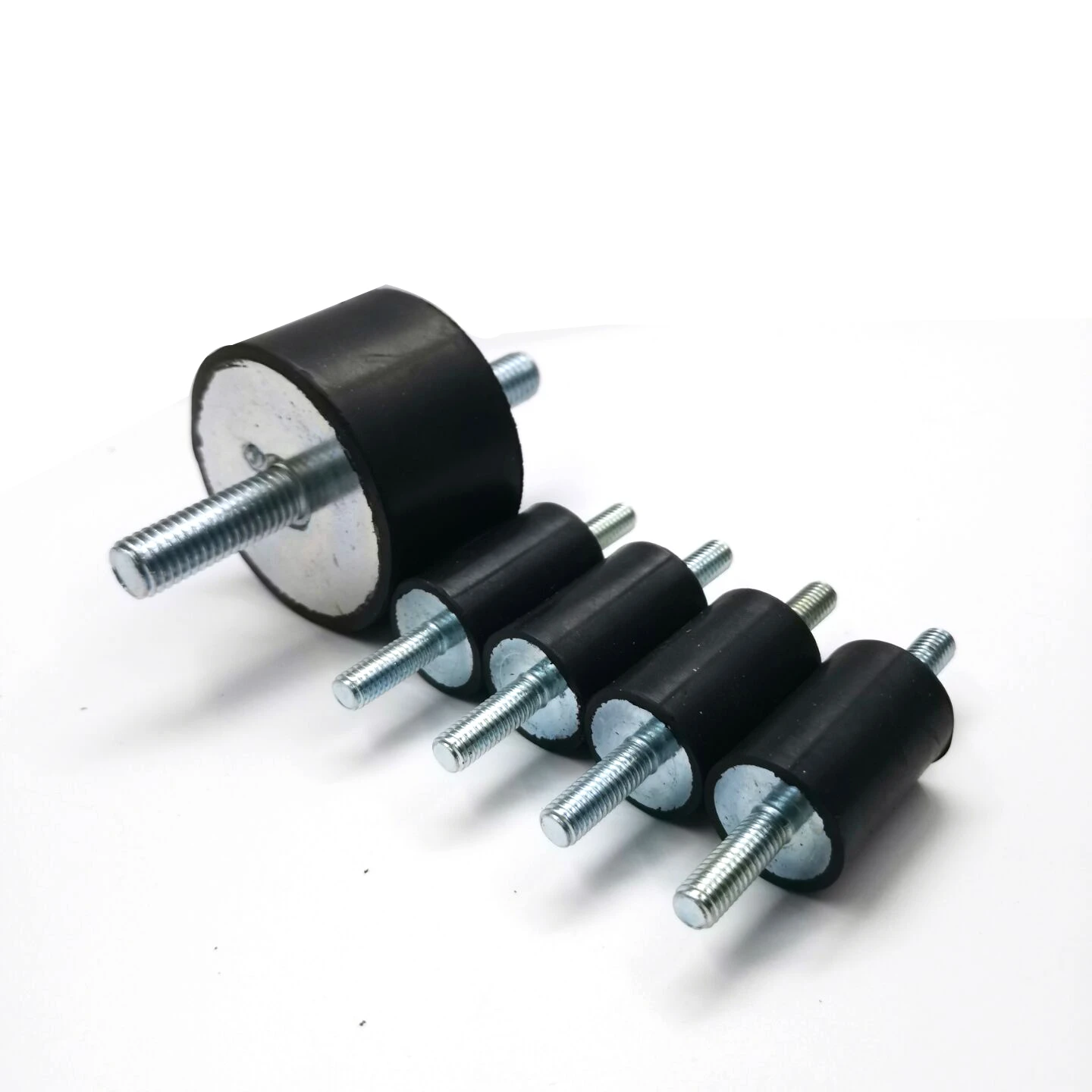 Customized natural rubber vibration isolation damper male and female rubber buffer