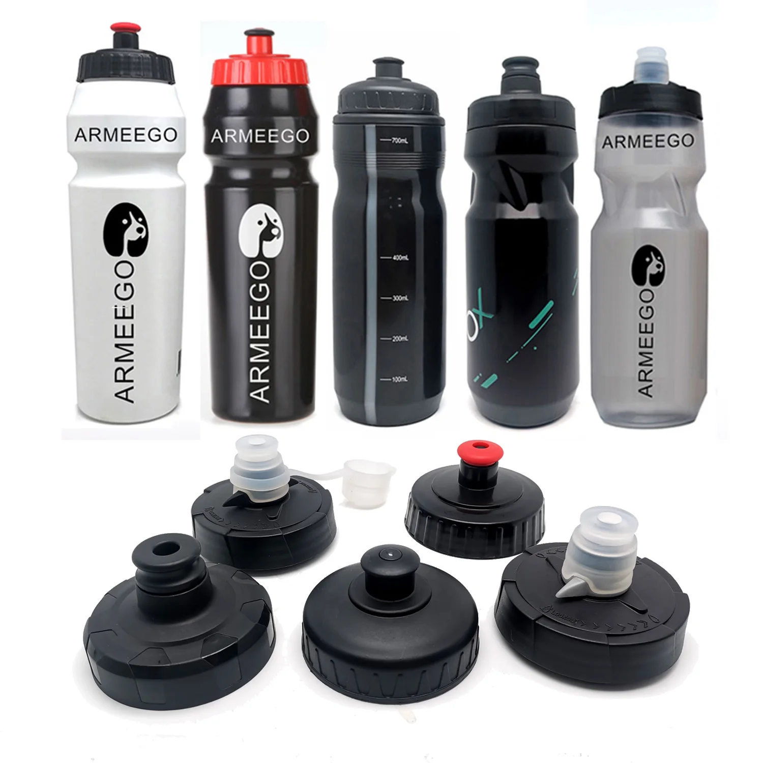 Custom Logo Sports Racing Bicycle Water Bottle  BPA Free Squeeze Bike Water Bottle For Cycling And Sports Lover