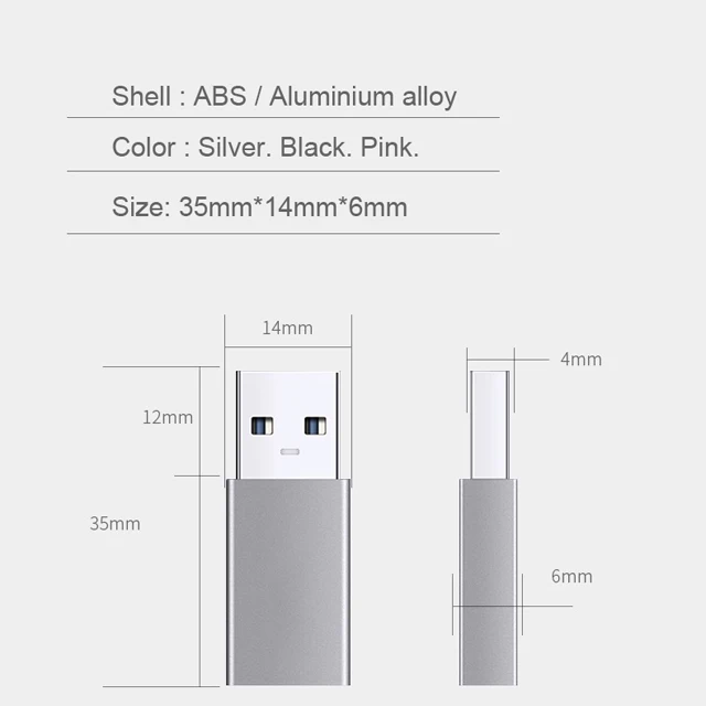 Высокое качество портативный мини USB-C Type