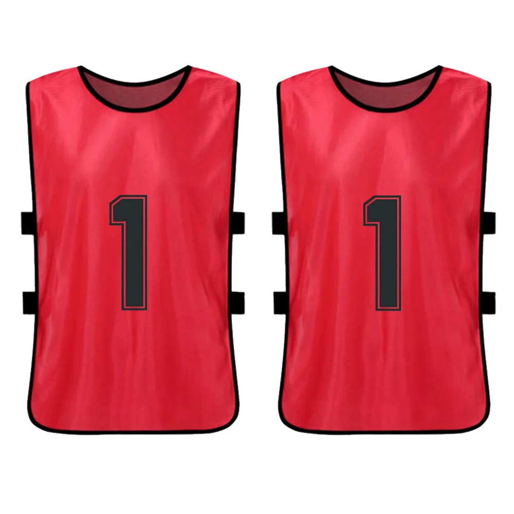 Nylon Mesh Scrimmage Team Practice Vests Pinnies Jerseys Bibs for Children Youth Sports Basketball Soccer Football Volleyball