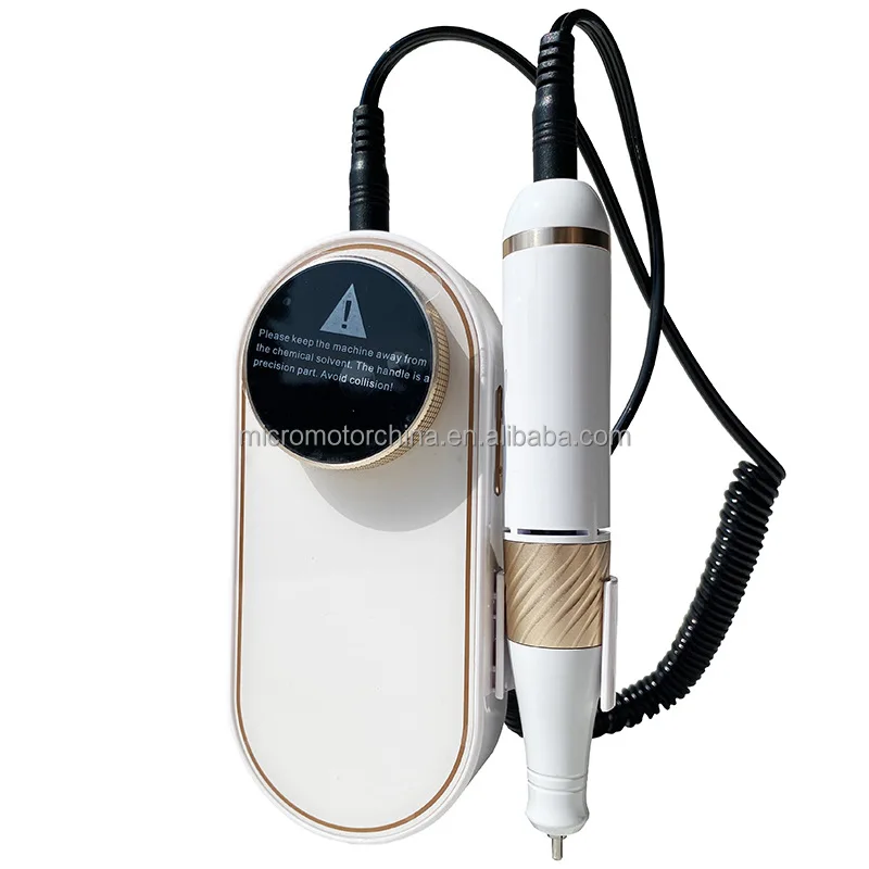 Nail Drill 35000rpm Professional Portable Electric Acrylic Nail Tools Kit Rechargeable Power Manicure Salon Electric Nail File