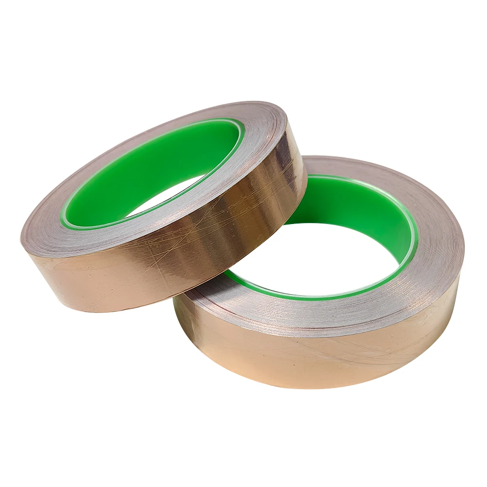 ALLESD High Temperature Resistance Customized Electric Barrier Signal Electrostatic EMI Shielding Copper Foil Adhesive tape