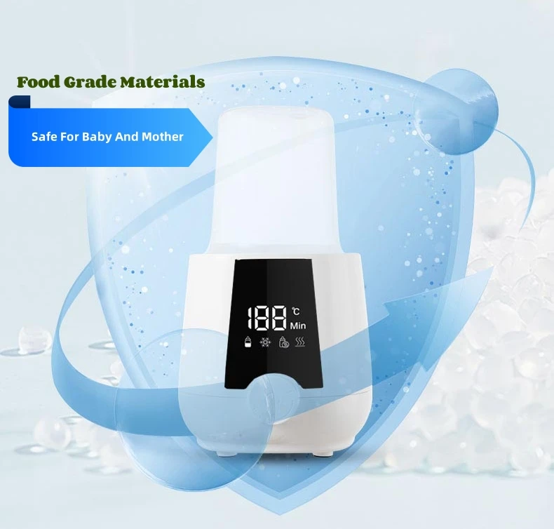 OEM Multi-function 4 In One Bottle Warmer Fast Heating Smart Baby Warmer Food Grade Automatic Baby Milk Bottle Heater