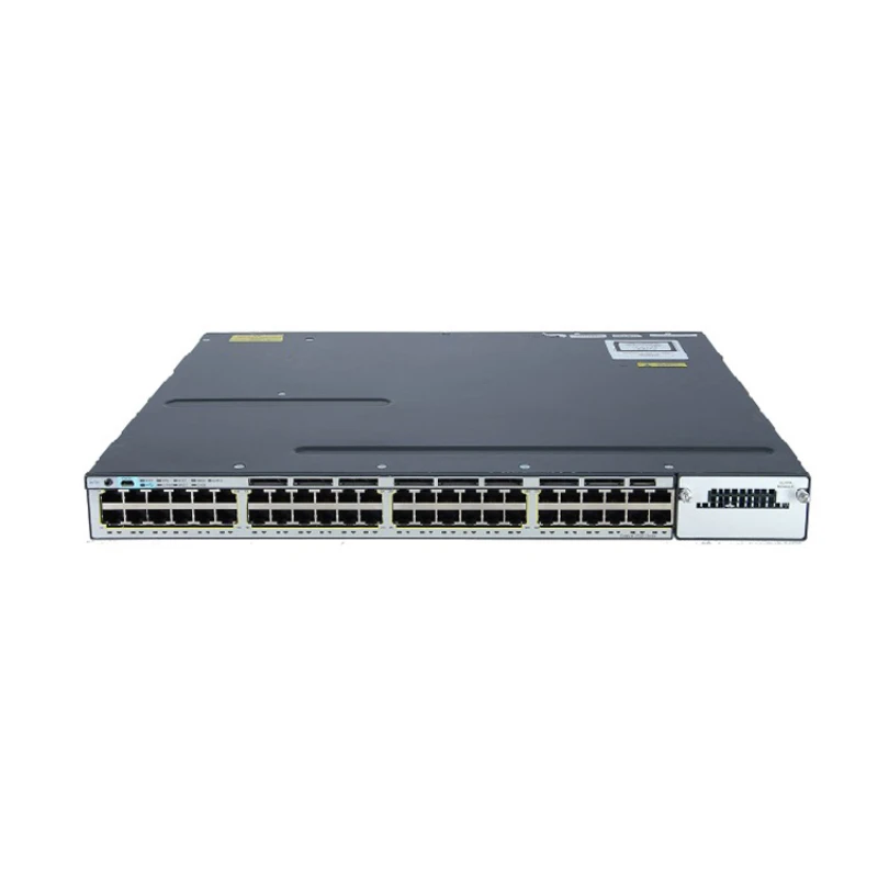48 портов гигабитный коммутатор WS-C3750X-48P-S gigabit Ethernet сетевой коммутатор Gigabit WS-C3750X-48P-S переключатель 48 портов WS-C3750X-48P-S