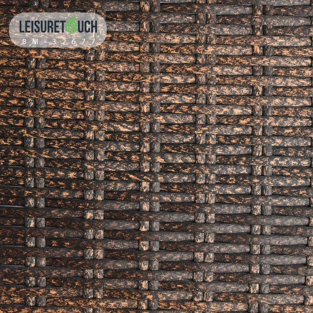 Furniture Material Manufacturers Flat Shape Waterproof Garden Chair Stools Outdoor Plastic Rattan