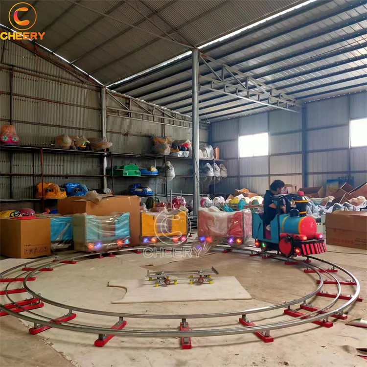 Other amusement park products kids electric thomas small train amusement park track train rides cheap