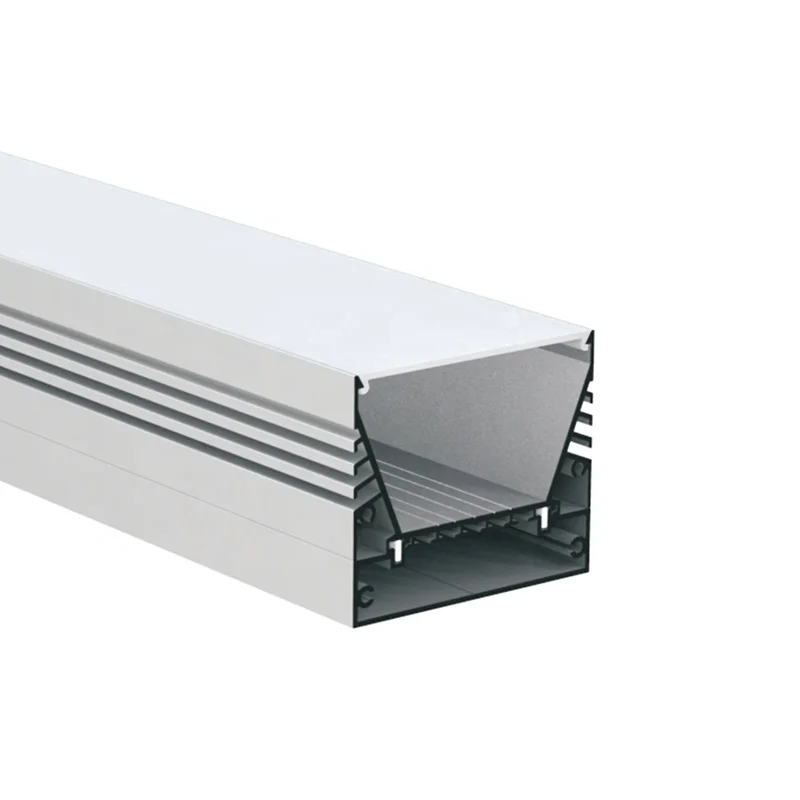LED Channel with Milky White Diffuser LED Track Extrusion U shape channel LED light Aluminum Profile