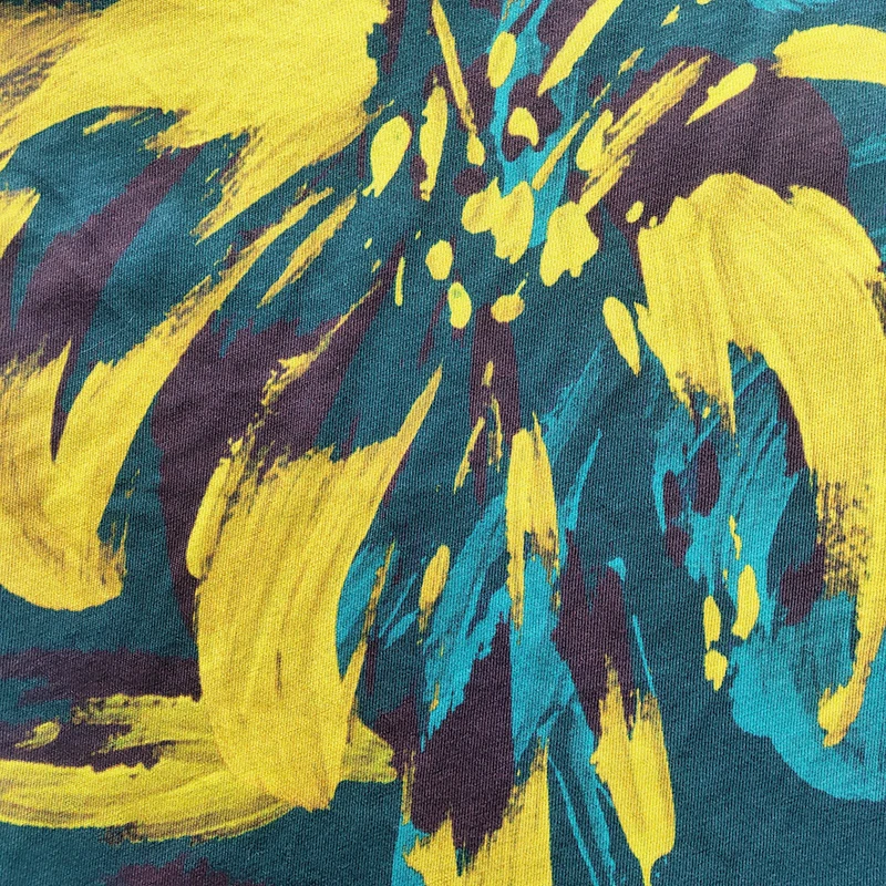 2022 New design cotton modal jersey fabric, flower printed fabric  for garment