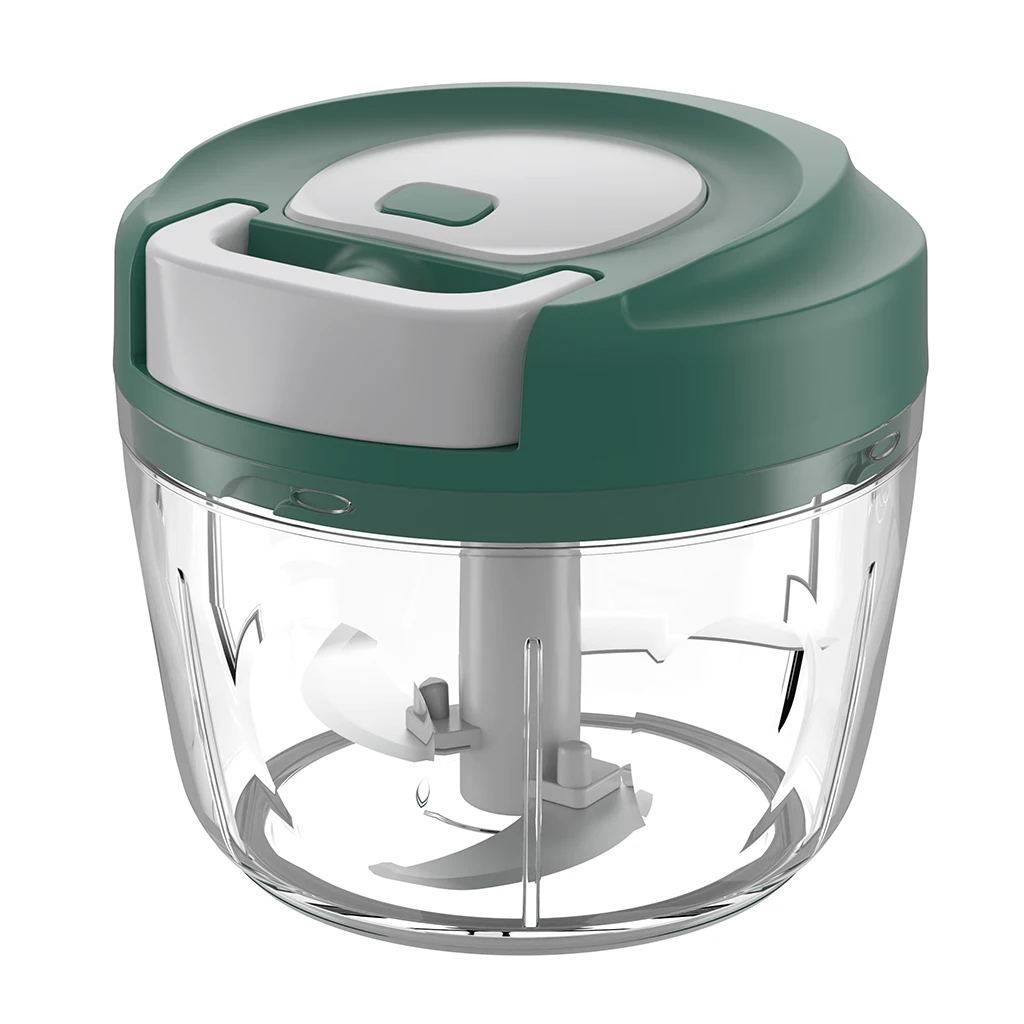 Factory Hot Sale Manual Multifunction Vegetable Crusher Hand Pulling Stainless Steel Food Chopper With Pull Handle