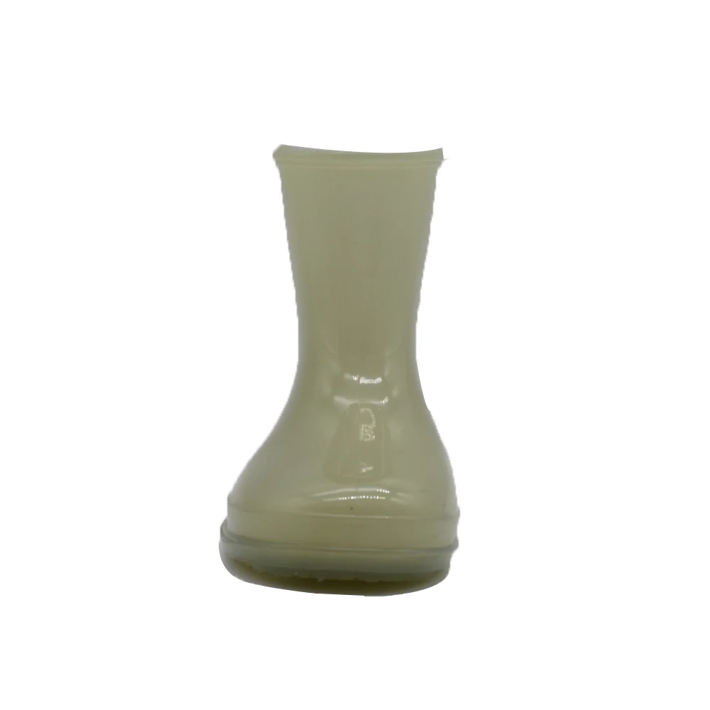 Wholesale Led light pvc  gumboots rain shoes boots for kids