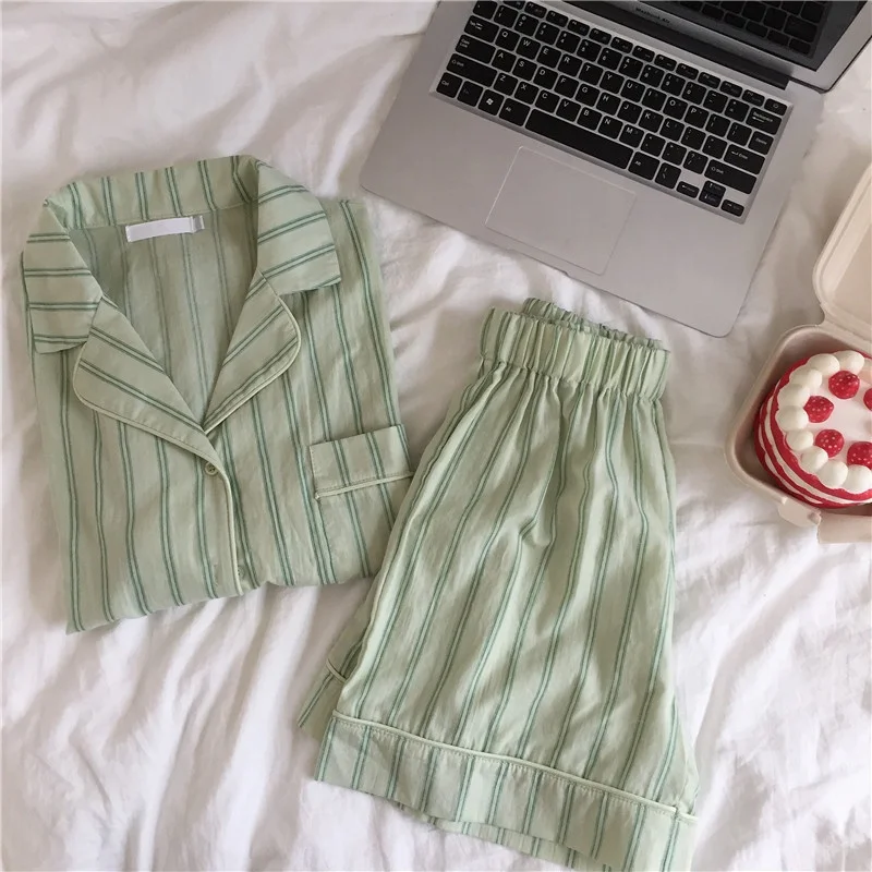 Ladies summer sleepwear two piece wholesale pajama luxury set milk silk pajamas designers pyjamas short pajama for women