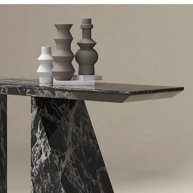 Mebel home furniture modern italian marble console table living room entryway console table