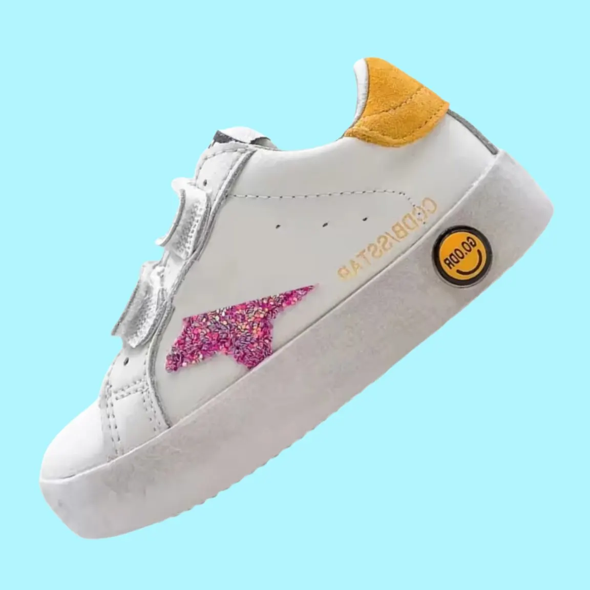 G.DUCK COOL Wholesale Custom Classical Star Baby Toddler Walking Shoes Fashion Girls Casual Shoes Children Kids Brand Sneakers