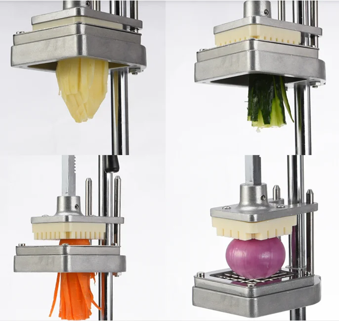 Easy Use Kitchen Gadgets Manual Vegetable Cutting Machine Onion Tomato French Fries Machine Cutter