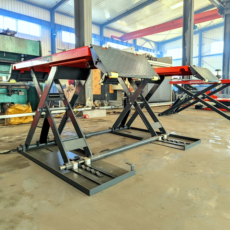 Best quality lowest price 1200mm Mid Rise Car Lift Elevator Hydraulic Lifter Car Scissor Auto Lift For Sale