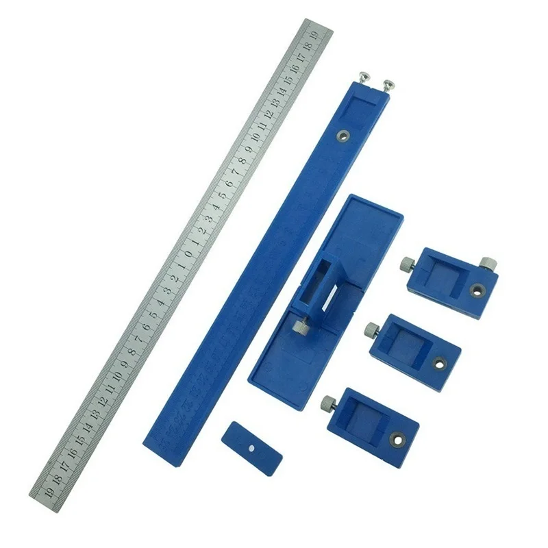 New Drill Guide Sleeve Cabinet Hardware Jig Drawer Pull Wood Drilling Dowelling