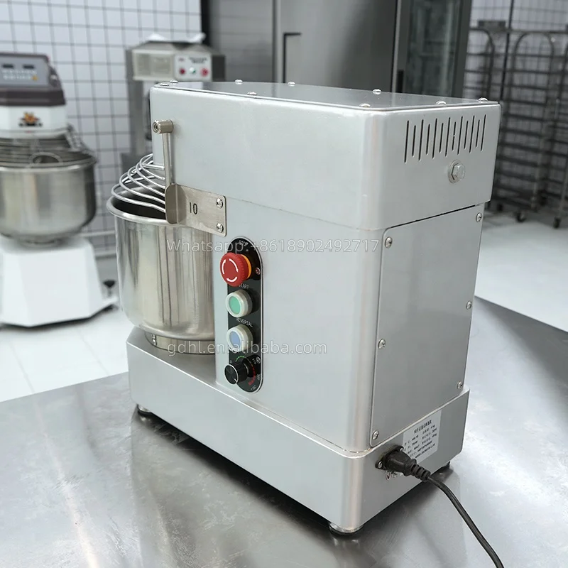 Promotional 3kg/4kg Kneader Pizza Dough Baking Flour Mixer Tabletop Bread Spiral Mixer