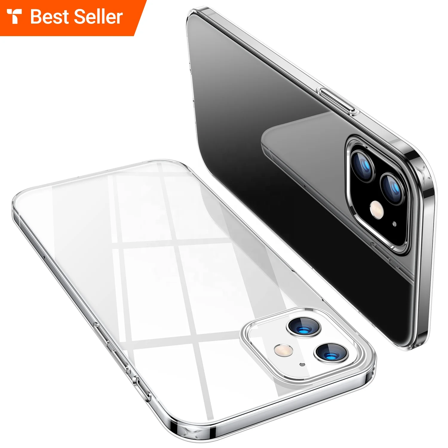 Хит продаж 2020, прозрачный чехол TORRAS для iPhone 12 Mini, 5,4 дюйма, 5G, 10X, противоударный чехол для телефона из ТПУ с защитой от пожелтения и сублимации