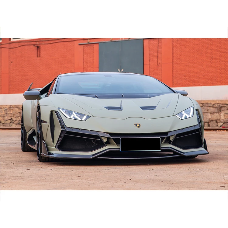 DarwinPRO BKSSII style Part carbon fiber Front Bumper ForLamborghini Huracan Tecnica EVO RWD AWD LP580 LP610