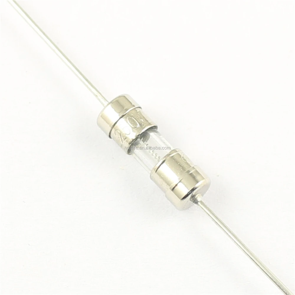 3.6mm x 10mm Slow Blow 3.6 x 10mm Axial Leads Tube Glass Fuse 250V 2A T2A