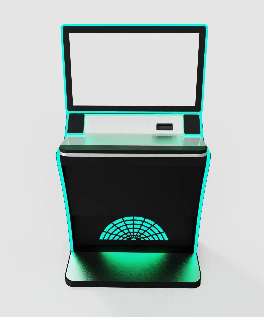 27 Inch Touch Screen Metal Arcade Cabinet Gold Touch Game Arcade Empty Cabinet