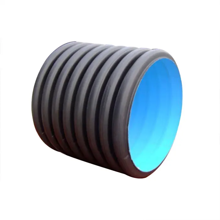 PE diameter 800mm 1000mm plastic drain pipe double wall HDPE drainage pipe