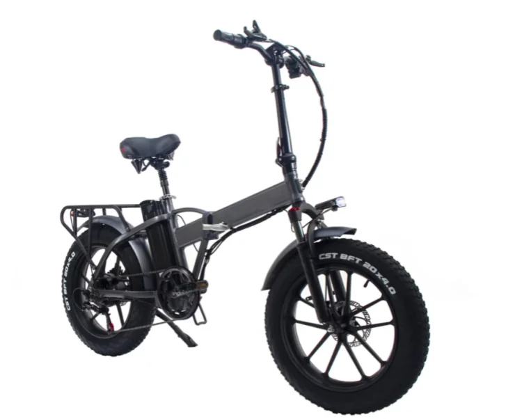 Cheap Price Folding Ebike 48V 750W 20 Inch Fat Tire Electric Bike 48V 17Ah 7 Speed Foldable Electric Bike