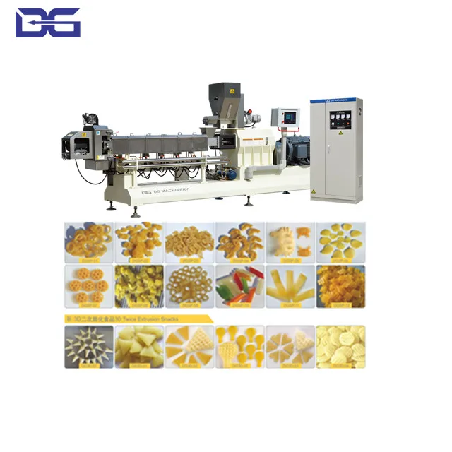 Jinan DG 3d papad pani puri fryums making machine