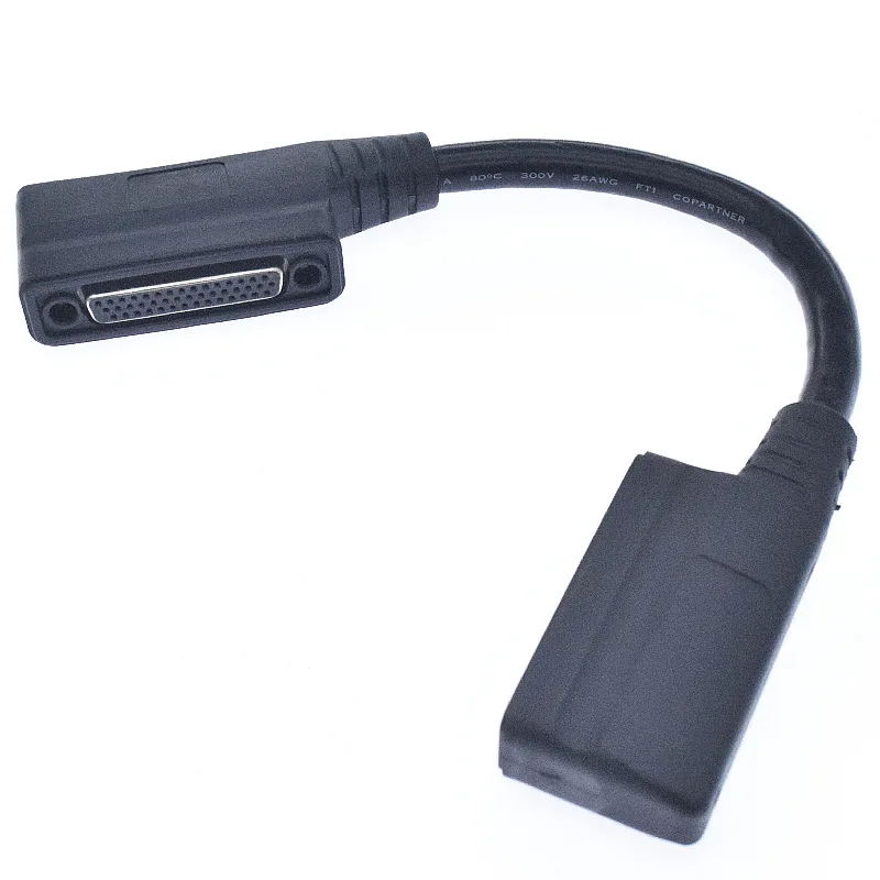 Custom 2464 26AWG*44C D-SUB44 Computer Wires HDB44 CNC Programmer Data Cable Angled DB44 Male to Female Cable