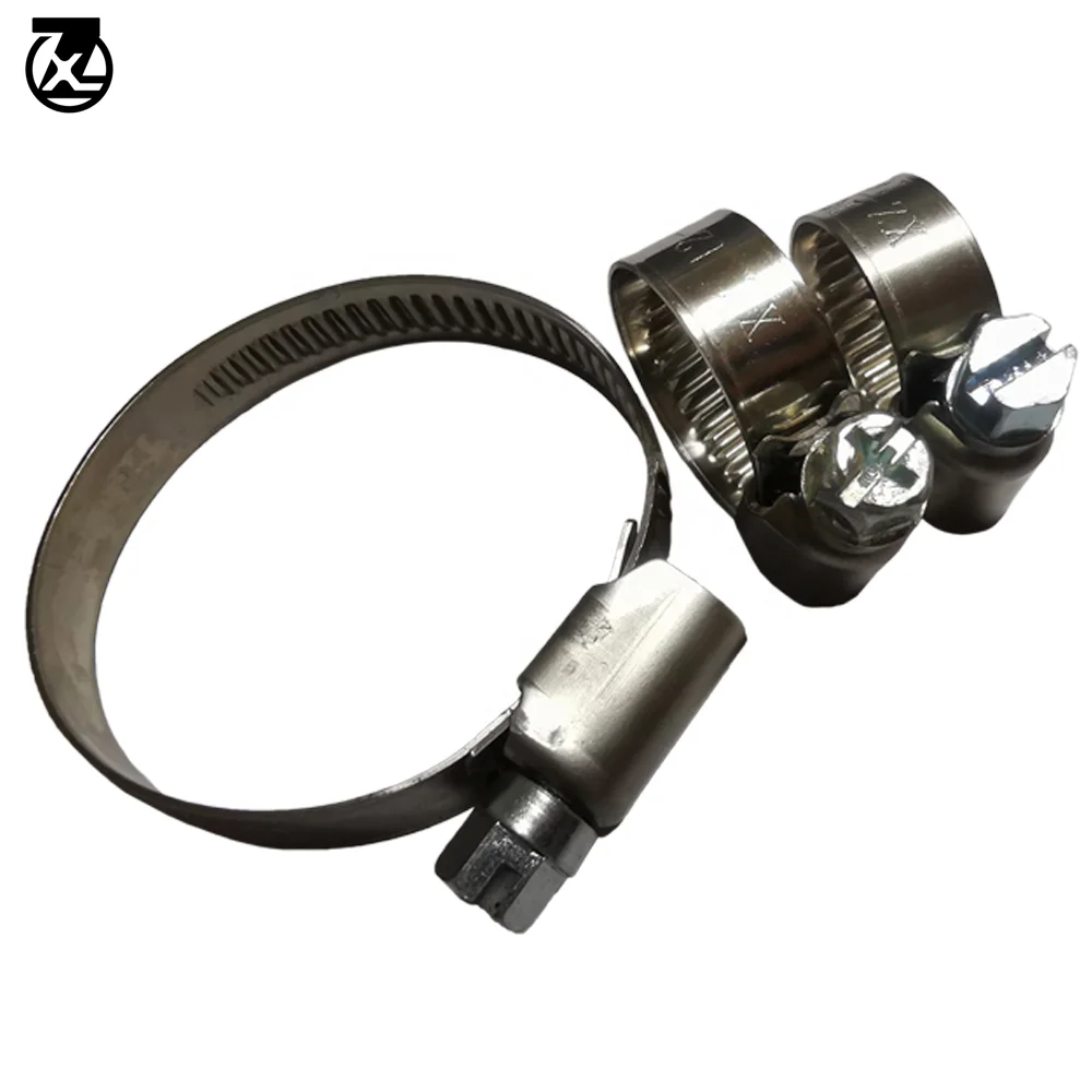 
worm drive types of hose clamps german style hose clamp engine tube clamps 