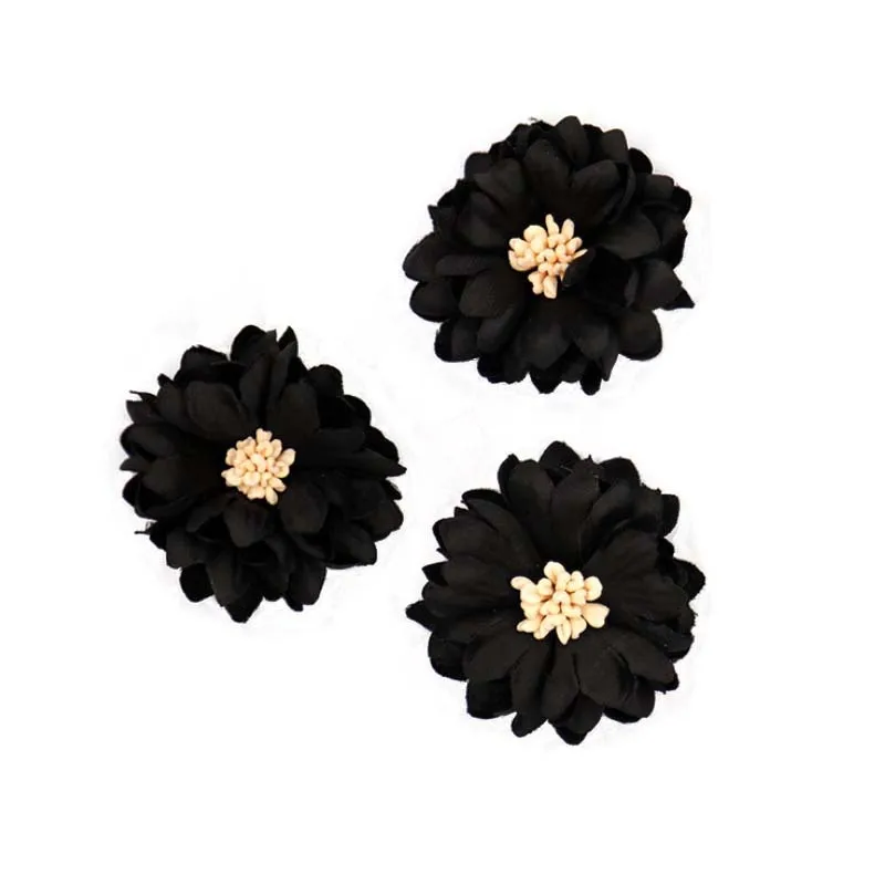 2404 4cm handmade flowers diy accessories Clothing shoes Chrysanthemum hair materials