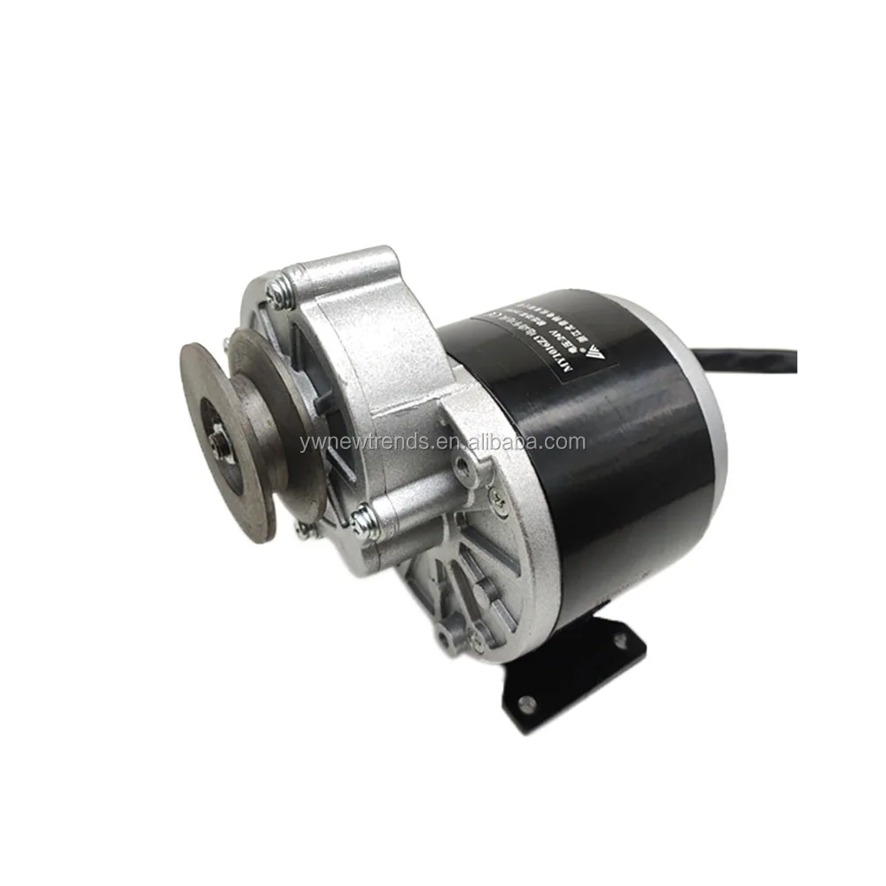 MY1016Z3 350W AVG Robot Driver Belt Pulley Drive Electric Bike Motor Kit Accessory 24/36V DC Brushed Motor for toy kick scooters