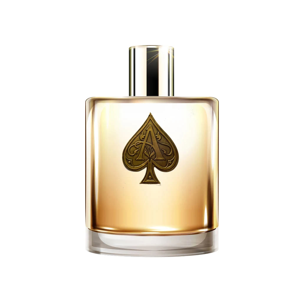 Custom printing self adhesive embossed metal stickers Red wine perfume bottle printed aluminum labels