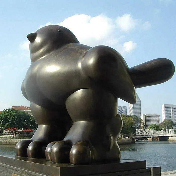 Casting Bronze Parrot Bird Statue