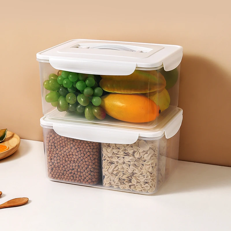 Household airtight vegetable fruit storage container kitchen food fresh fridge storage box & bin