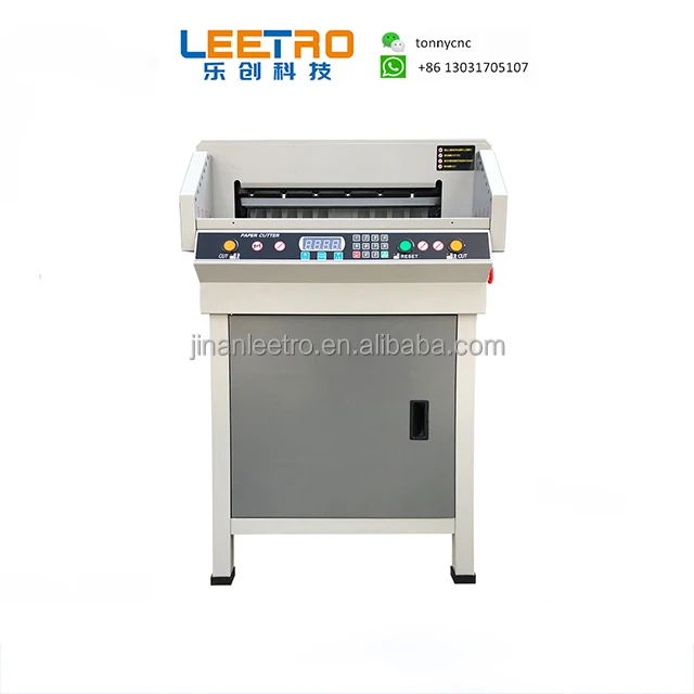 Быстрая скорость промышленная электро резка для гильотина резак для бумаги GS-450VS