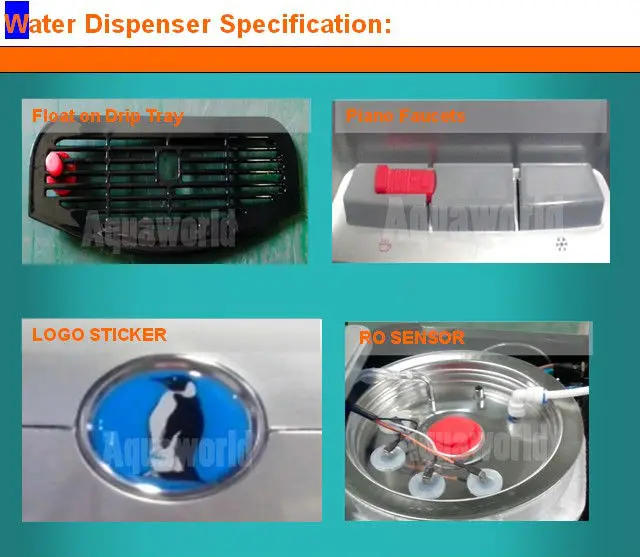 Domestic Water purifier Water Dispenser Bottom Load Compressor Cooling Water Dispenser