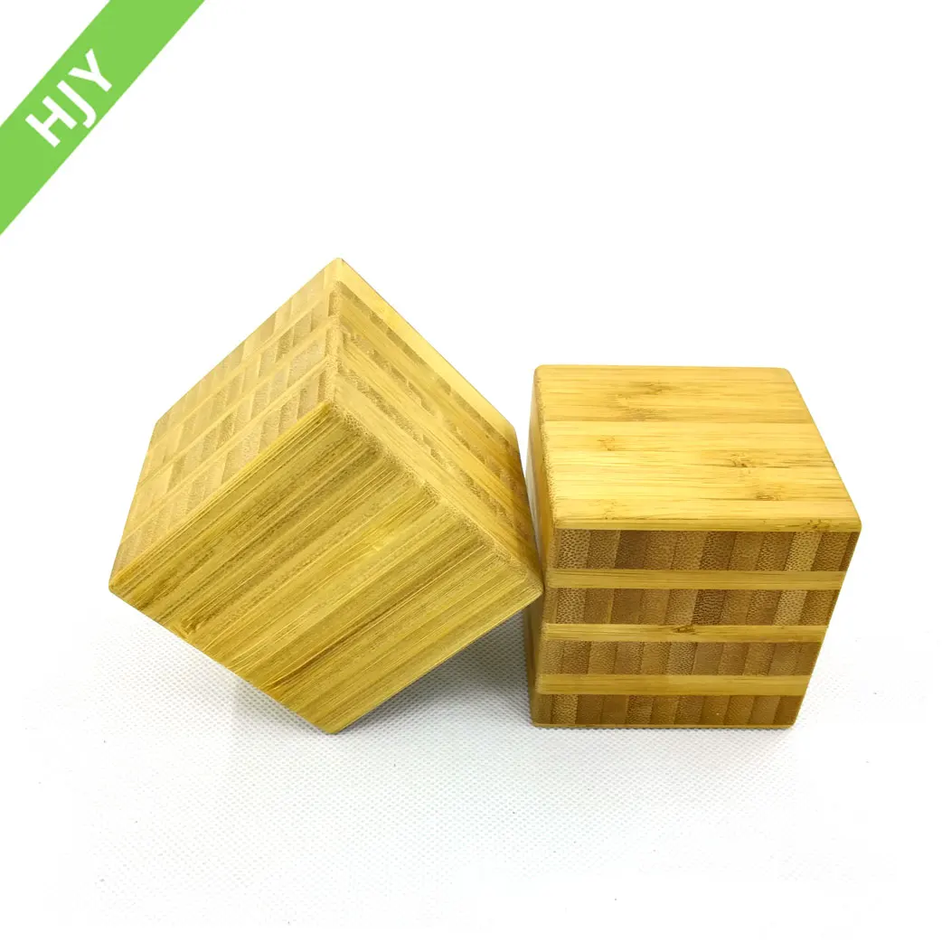 Custom Fashionable Home Decorative Solid Bamboo  Magic Cube  Memory Cube Wood Crafts