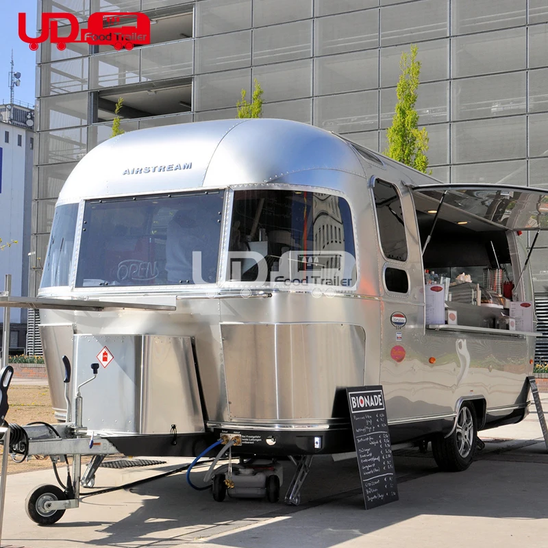 UrDream ETO CE Approved Airstream Multifunction Churros Fast Food Truck For Sale Mobile Food Trailer